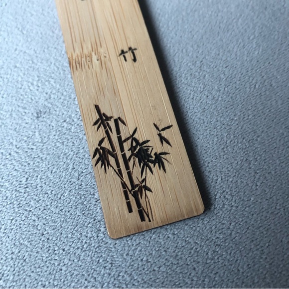 Bamboo Bookmark with Brown Tassel ~ Brand New! - Picture 2 of 7